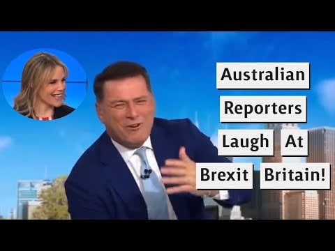 Brexit Britain laughed at by Australian reporters
