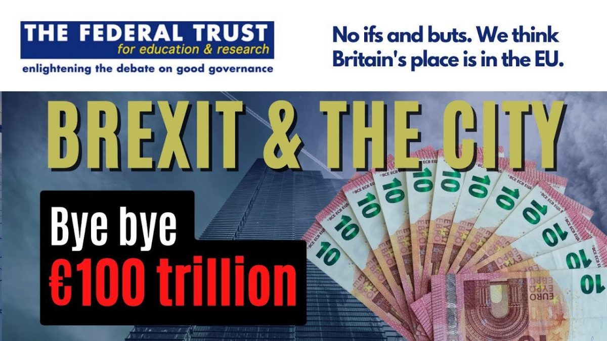 Brexit Is About To Hit the City of London Hard