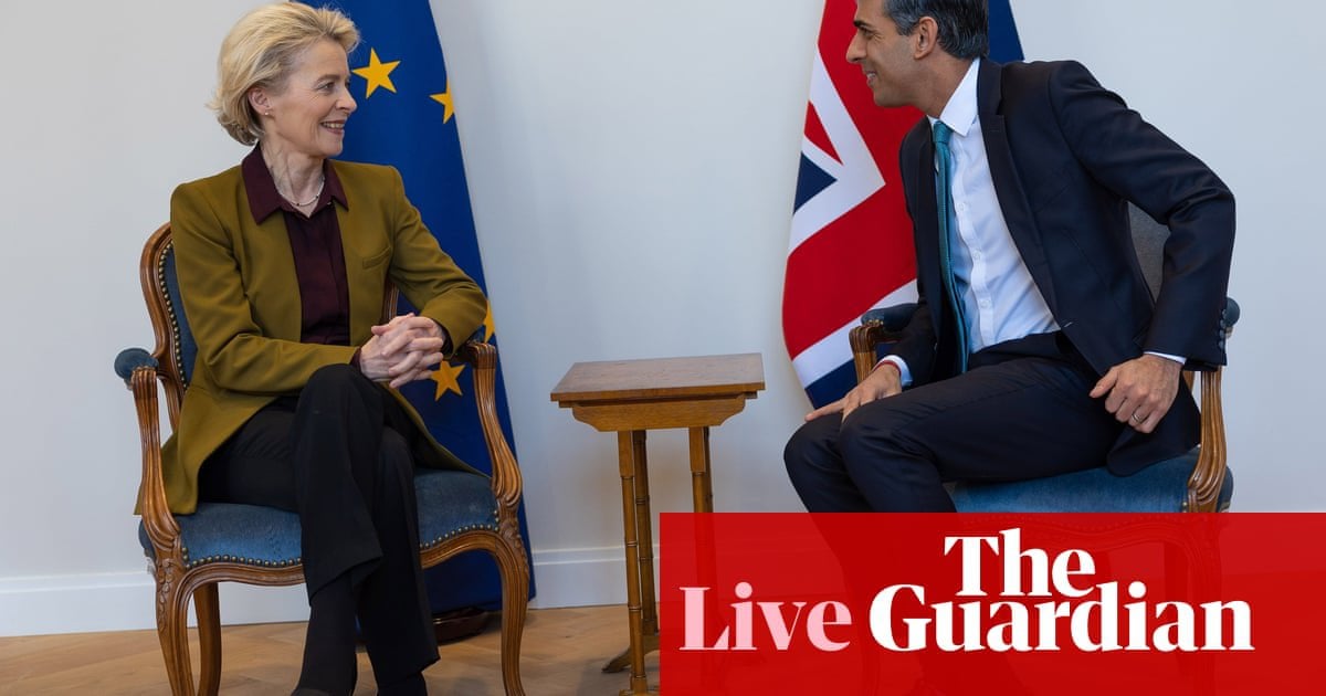 Brexit: UK and EU leaders hail ‘extraordinary’ deal on Northern Ireland protocol – live | Politics