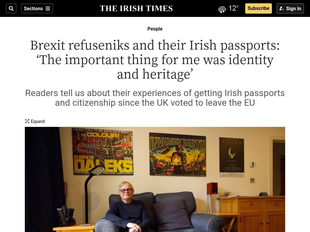 Brexit refuseniks and their Irish passports