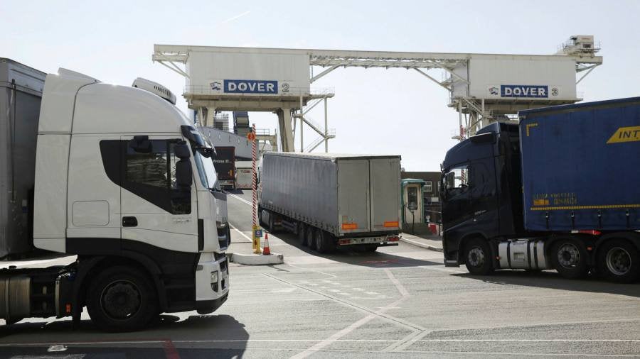 Brexit trade friction caused 15% fall in UK-EU exports in first half of 2021