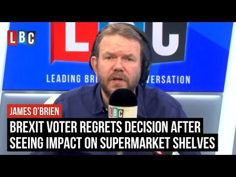 Brexit voter regrets decision after seeing impact on supermarket shelves