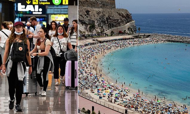 British tourists' fury as they discover they must be able to prove they can spend £85 a day to enter Spain due to Brexit