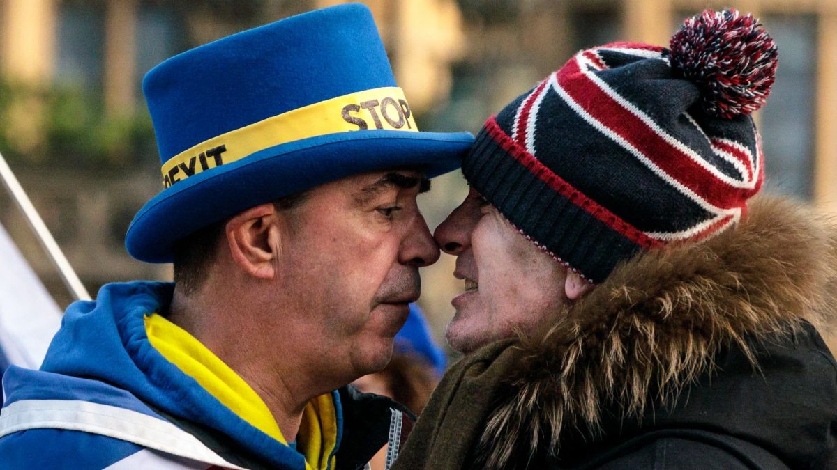 Brits are starting to think again about Brexit as the economy slides into recession