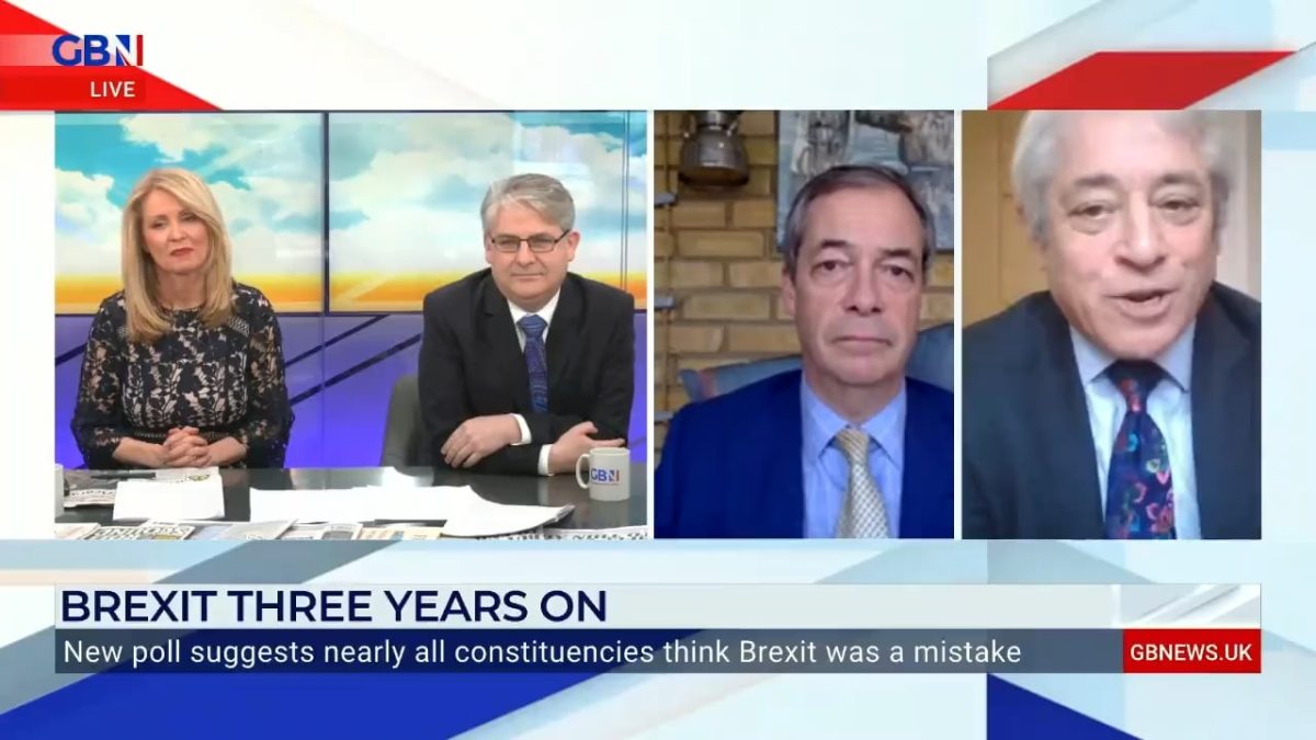 Farage getting schooled by John Bercow on the realities of Brexit