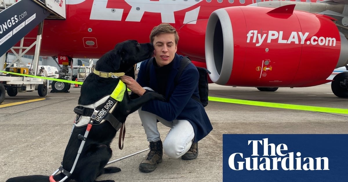 'Max is my eyes': Paralympian says post-Brexit rules stop him flying with his guide dog