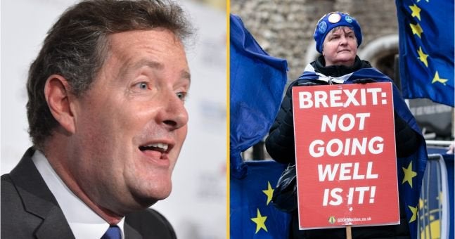 Piers Morgan says it's 'time to admit Brexit has been a disaster' and calls for second referendum