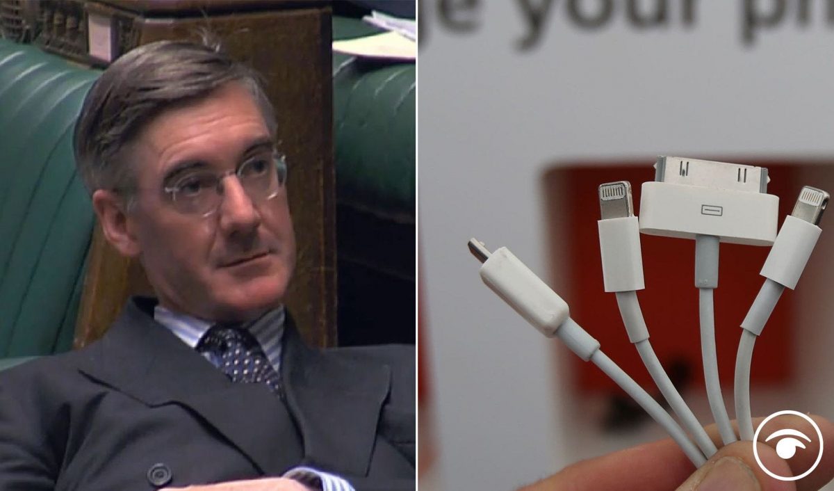 Rees-Mogg mocked for saying phone chargers are a 'Brexit benefit'