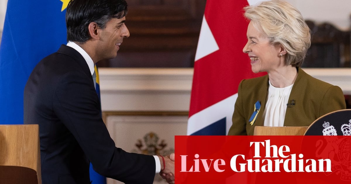 Sunak says being in single market and UK makes Northern Ireland 'world's most exciting economic zone' - Brexit: Rishi Sunak suggests UK-EU Northern Ireland deal will go ahead regardless of DUP stance – politics live | Politics