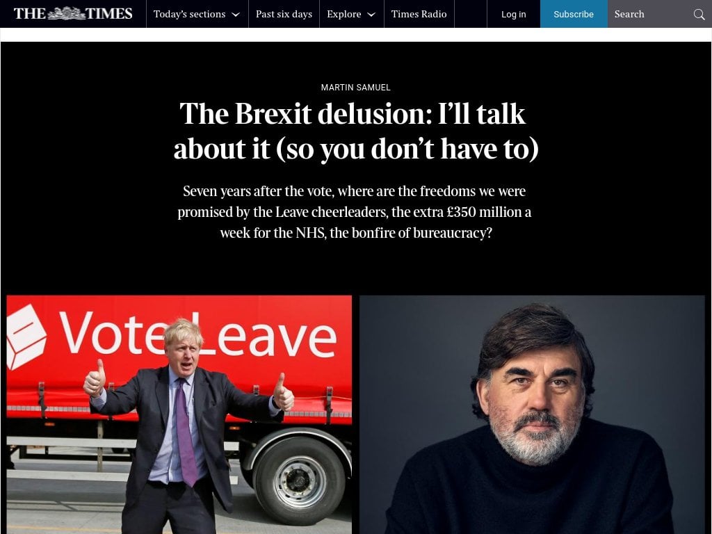 The Brexit delusion: I’ll talk about it (so you don’t have to)