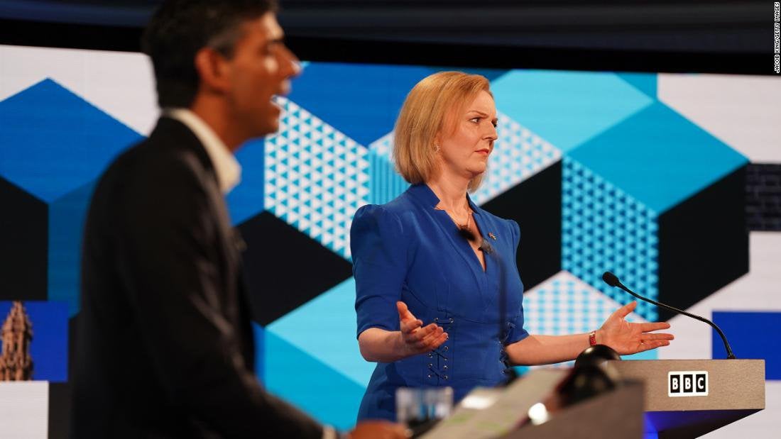 The two people hoping to replace Boris Johnson would rather not talk about Brexit