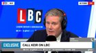 ‘It’s a straight no from me! We’re not going back into the EU. We do think that we should make Brexit work’. An LBC caller asks Keir Starmer if Labour wants to reverse Brexit.